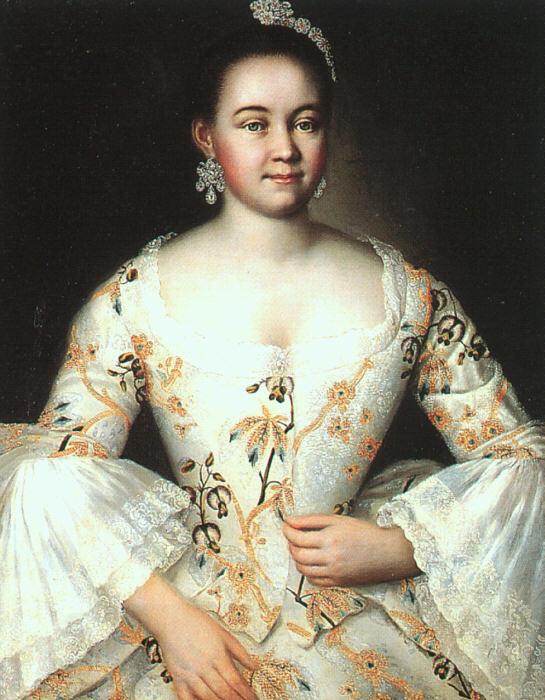  Ivan  Vishnyakov Portrait of Stepanida Yakovleva oil painting picture